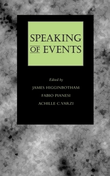 Hardcover Speaking of Events Book
