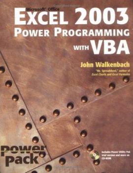 Paperback Excel 2003 Power Programming with VBA [With CDROM] Book