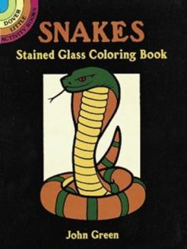 Paperback Snakes Stained Glass Book