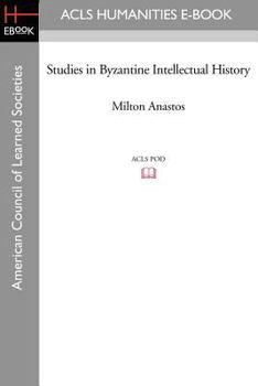 Paperback Studies in Byzantine Intellectual History Book