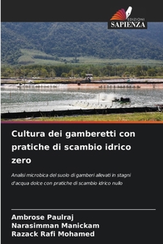 Paperback Cultura dei gamberetti con pratiche di scambio idrico zero [Italian] Book