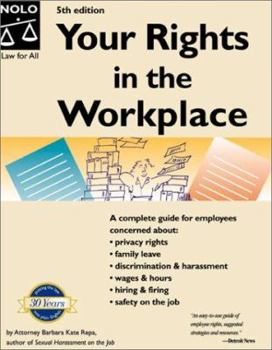 Paperback Your Rights in the Workplace Book
