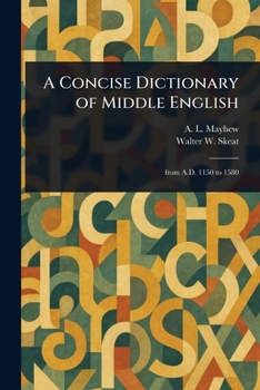 Paperback A Concise Dictionary of Middle English Book