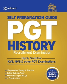Paperback KVS PGT Self Preparation Guide History Recruitment Exam Book
