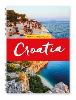 Paperback Croatia Marco Polo Travel Guide - With Pull Out Map Book