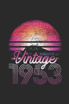 Paperback Vintage 1953: Blank Lined Notebook (6" x 9" - 120 pages) Birthday Themed Notebook for Daily Journal, Diary, and Gift Book