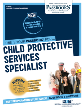 Paperback Child Protective Services Specialist (C-3295): Passbooks Study Guide Volume 3295 Book