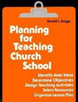 Paperback Planning for Teaching Church School Book