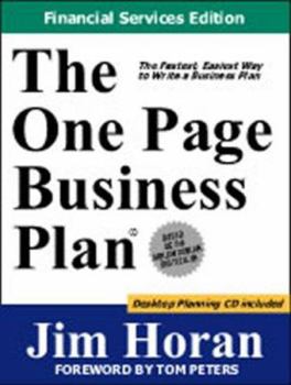 Paperback The One Page Business Plan: The Fastest, Easiest Way to Write a Business Plan! [With CDROM] Book
