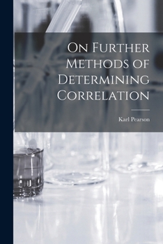 Paperback On Further Methods of Determining Correlation Book