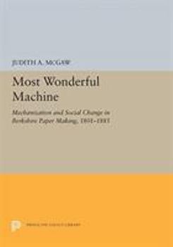 Paperback Most Wonderful Machine: Mechanization and Social Change in Berkshire Paper Making, 1801-1885 Book