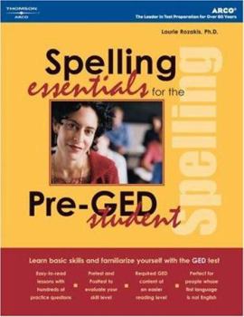Paperback Spelling Essentials for Pre-GED Student Book