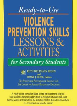 Paperback Ready-To-Use Violence Prevention Skills Lessons & Activities for Secondary Students Book