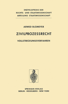 Paperback Zivilprozeßrecht: Vollstreckungsverfahren [German] Book