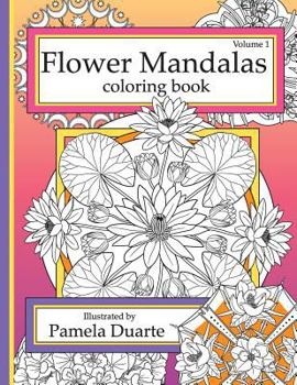 Paperback Flower Mandalas Coloring Book, Volume 1 Book