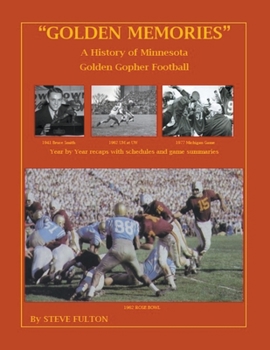 Paperback "Golden Memories" - History of Minnesota Gophers Football Book