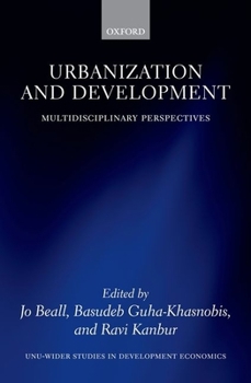 Hardcover Urbanization and Development: Multidisciplinary Perspectives Book