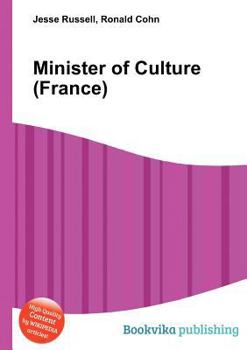 Paperback Minister of Culture (France) Book