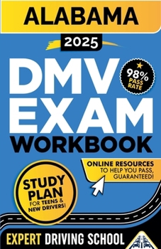 Paperback Alabama DMV Exam Workbook Book