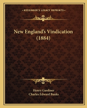 Paperback New England's Vindication (1884) Book