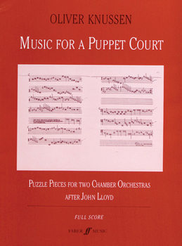 Paperback Music for a Puppet Court: Full Score Book