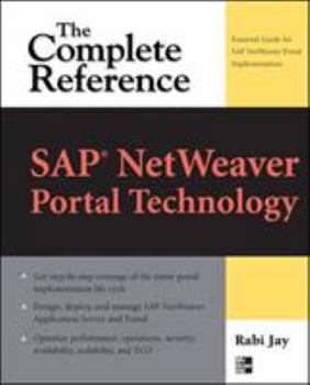 Paperback Sap(r) Netweaver Portal Technology: The Complete Reference Book