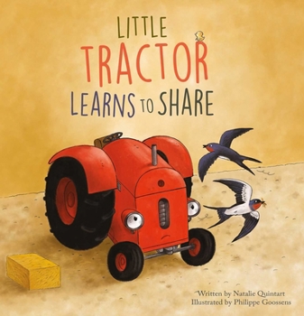 Hardcover Little Tractor Learns to Share Book