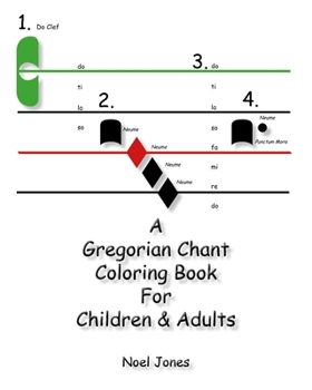 Paperback A Gregorian Chant Coloring Book For Children & Adults Book