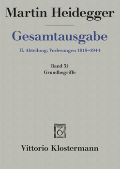 Paperback 2. Abt: Vorlesungen / Grundbegriffe (Sommersemester 1941) [German] Book