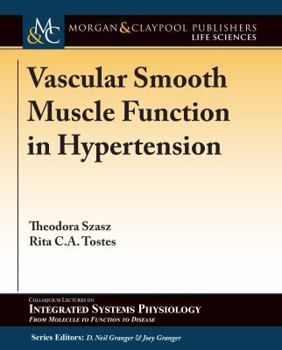 Paperback Vascular Smooth Muscle Function in Hypertension Book