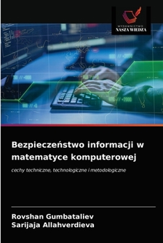 Paperback Bezpiecze&#324;stwo informacji w matematyce komputerowej [Polish] Book