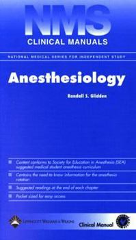Paperback Nms Clinical Manual of Anesthesiology Book