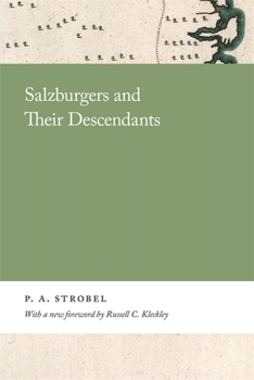 Hardcover Salzburgers and Their Descendants Book