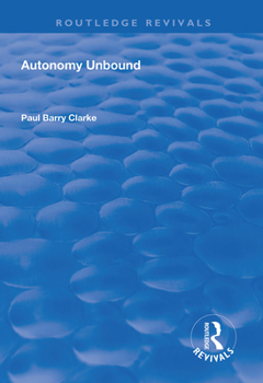 Paperback Autonomy Unbound Book