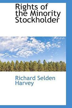 Paperback Rights of the Minority Stockholder Book