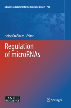 Hardcover Regulation of Micrornas Book