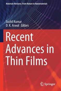 Paperback Recent Advances in Thin Films Book