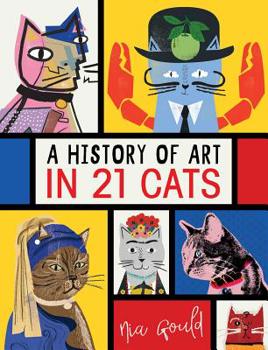 Hardcover A History of Art in 21 Cats Book