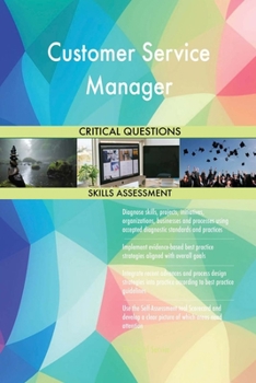 Paperback Customer Service Manager Critical Questions Skills Assessment Book