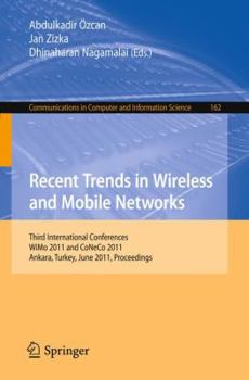 Paperback Recent Trends in Wireless and Mobile Networks Book