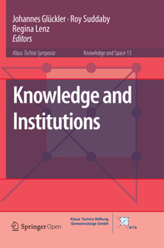 Paperback Knowledge and Institutions Book