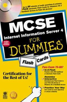 Hardcover MCSE Internet Information Server 4 for Dummies Flash Cards [With *] Book