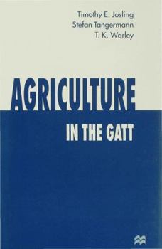 Hardcover Agriculture in the GATT Book