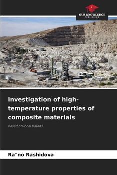 Paperback Investigation of high-temperature properties of composite materials Book
