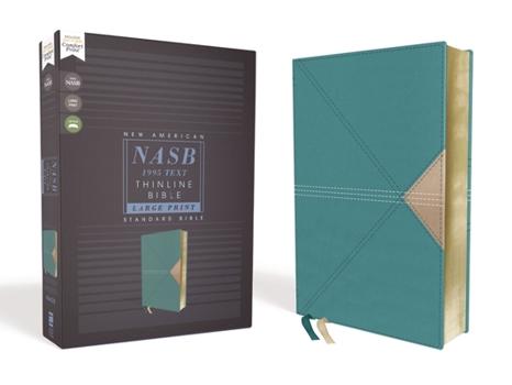 Imitation Leather Nasb, Thinline Bible, Large Print, Leathersoft, Teal, Red Letter Edition, 1995 Text, Comfort Print [Large Print] Book