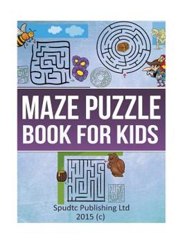 Paperback Maze Puzzle Book for Kids Book