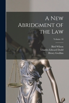 Paperback A new Abridgment of the law; Volume 10 Book