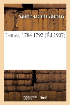 Paperback Lettres, 1784-1792 [French] Book