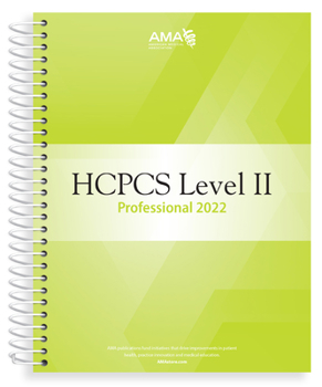 Spiral-bound HCPCS 2022 Level II Professional Edition Book