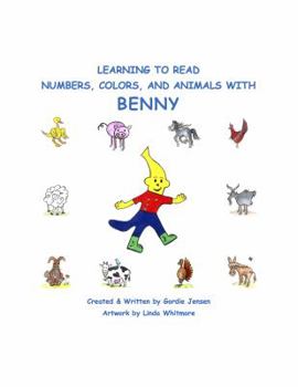 Paperback Learning to Read Numbers, Colors, and Animals with BENNY Book